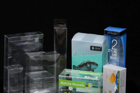 Contenedor de embalaje transparente de PVC
