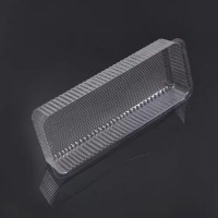 Bandeja de comida de plástico PET, recipiente para galletas para panadería