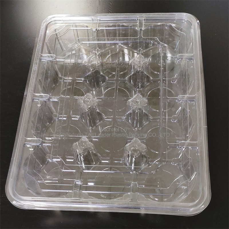 Transparent rigid PET tray with lid