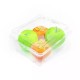 ClamShell Dessertcakes Scharnierende PET-plastic voedselcontainer