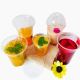 Kolde drikke 16 oz 20 oz PLA Clear Plastic Cup