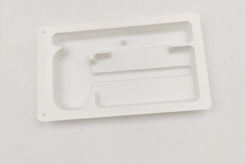 Bandeja de dispositivo médico branca formada a vácuo HIPS