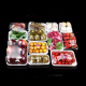 PP plastic trays for seafood/meat/vegetables/fruit