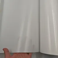 Bela plastična HIPS folija PS za pladenj s hrano