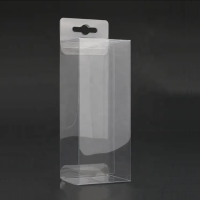 Transparente, bedruckte PVC-Faltschachtel aus Kunststoff