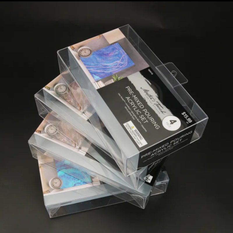 Transparent Plastic Printed PVC Folding Box