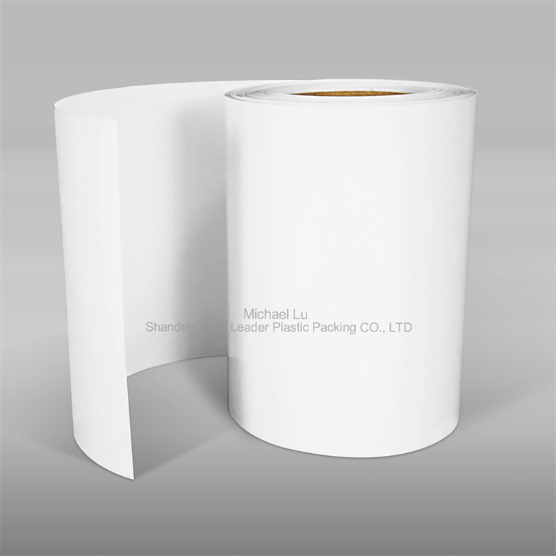 Feuille de thermoformage PLA blanche opaque compostable