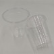 Kolde drikke PLA Milkshake Smoothie Bubble Tea Clear Plastic Cup