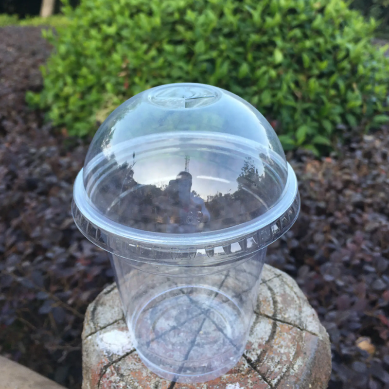 Boissons froides PLA Milkshake Smoothie Bubble Tea Tasse en plastique transparent