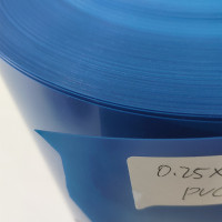 Film PVC transparent bleu de 0,25 mm