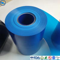 Film PVC transparent bleu de 0,25 mm