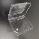 Transparent styv PET-bricka clamshell