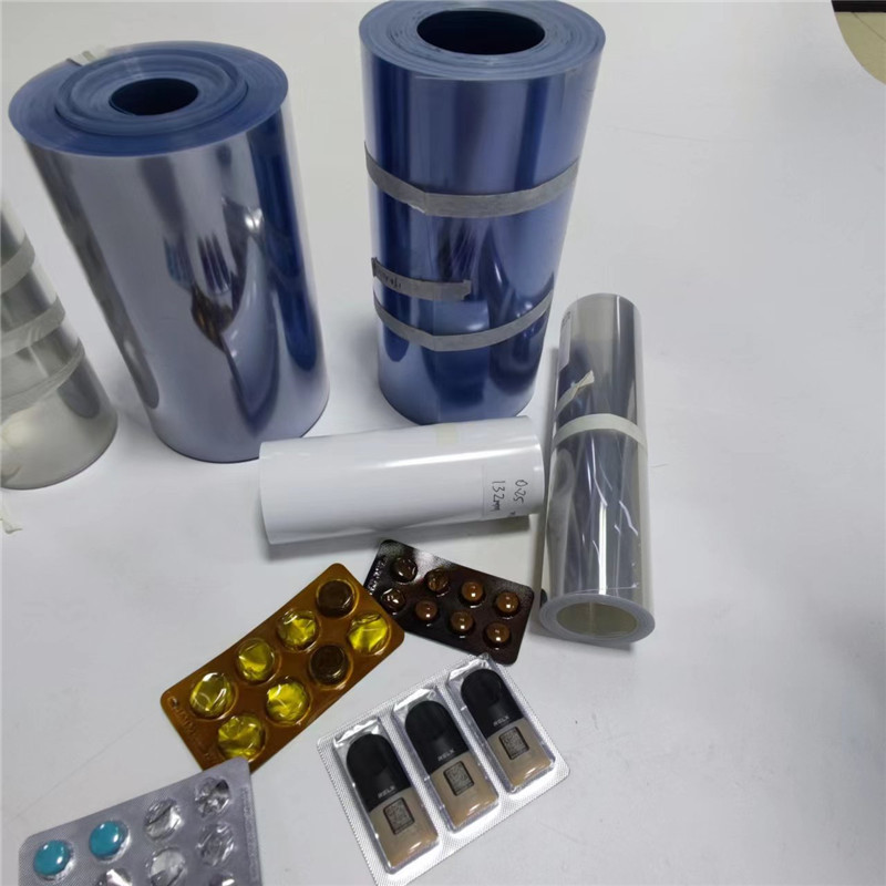 Lámina de PVC rígido transparente para blíster farmacéutico