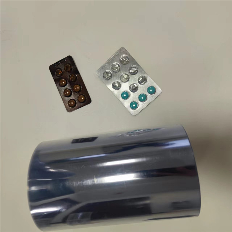 Prozorna PVC farmacevtska folija, pretisni omot, plastični zvitki, PVC folija