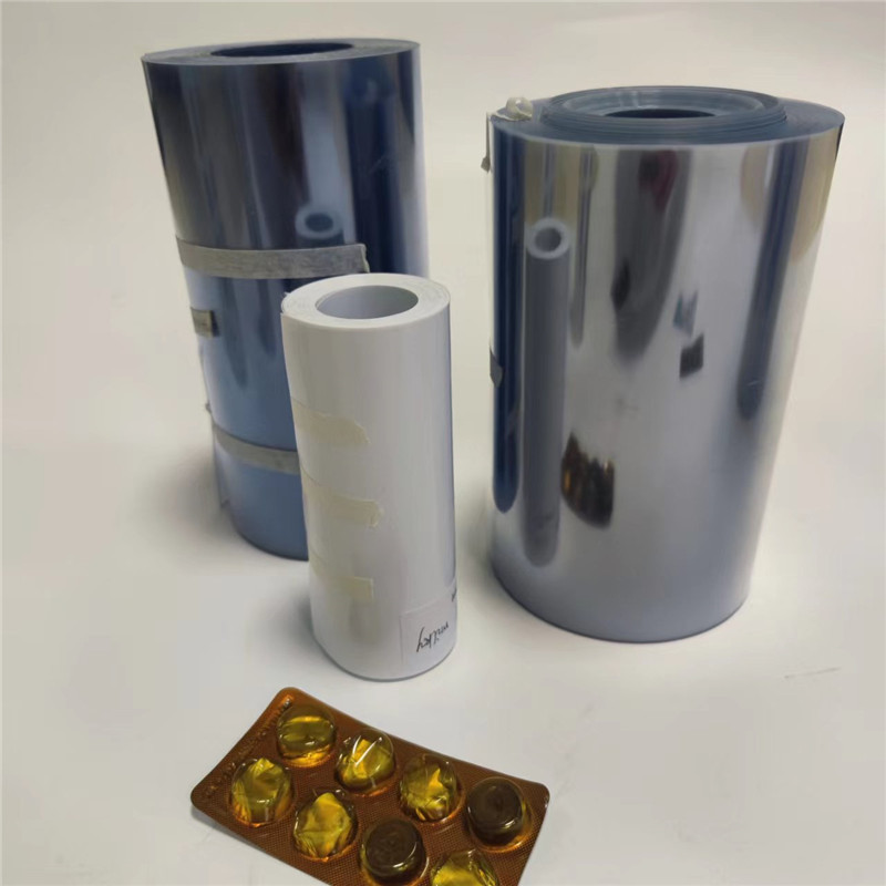 Prozorna PVC farmacevtska folija, pretisni omot, plastični zvitki, PVC folija