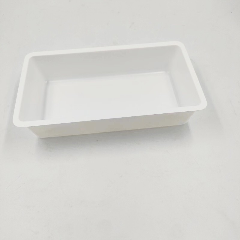 White PS plastic tray