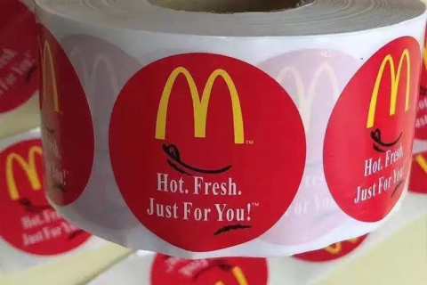 Étiquette autocollante en film BOPP transparent