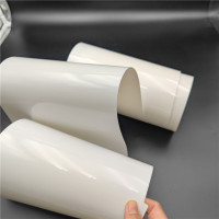 Rouleau de matériau en vinyle plastique PVC transparent, feuille rigide en PVC transparent dur pour l'aspiration