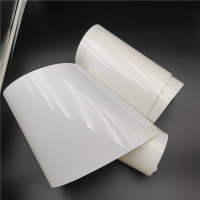Rouleau de matériau en vinyle plastique PVC transparent, feuille rigide en PVC transparent dur pour l'aspiration