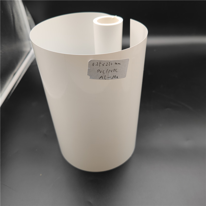 Rouleau de feuille de PVC transparent brillant en plastique pour impression et thermoformage