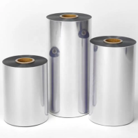 Película metalizada plateada/dorada de polipropileno PP termoformable