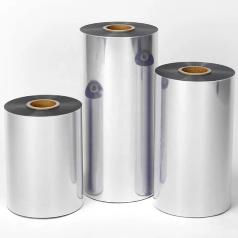 Película metalizada plateada/dorada de polipropileno PP termoformable