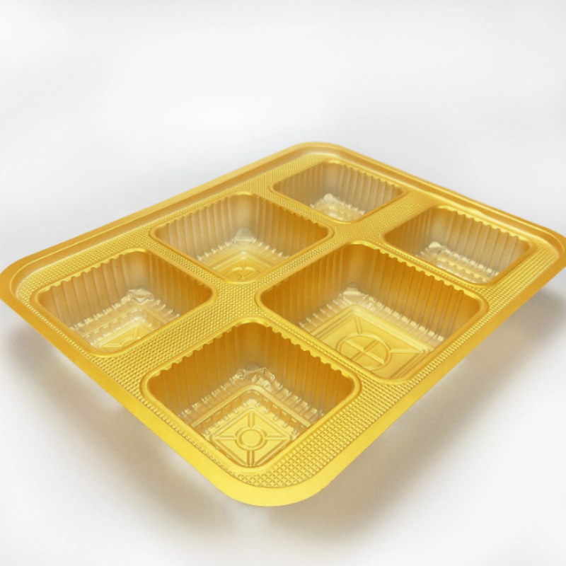 Golden Metalized PP Food Tray