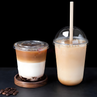 Tasses en plastique jetables pour animaux de compagnie à impression personnalisée