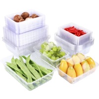 Imballaggio in plastica monouso Vassoio per frutta alimentare in PP