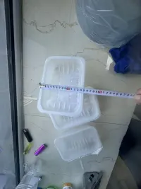 Plastična embalaža za enkratno uporabo PP pladenj za sadje za hrano