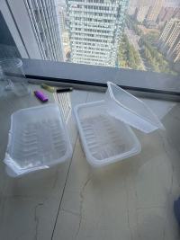 Imballaggio in plastica monouso Vassoio per frutta alimentare in PP