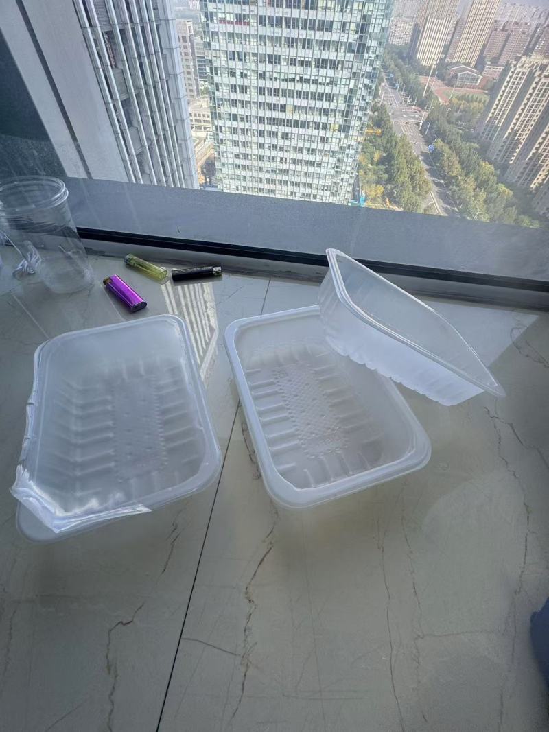 Imballaggio in plastica monouso Vassoio per frutta alimentare in PP