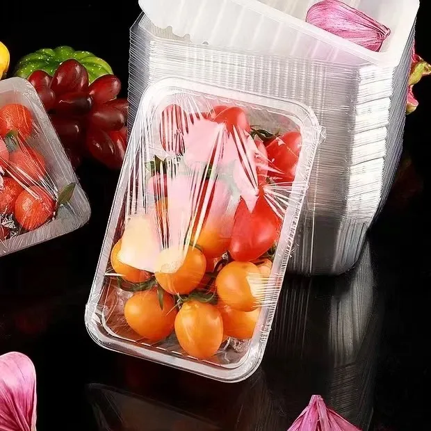 Plastična embalaža za enkratno uporabo PP pladenj za sadje za hrano