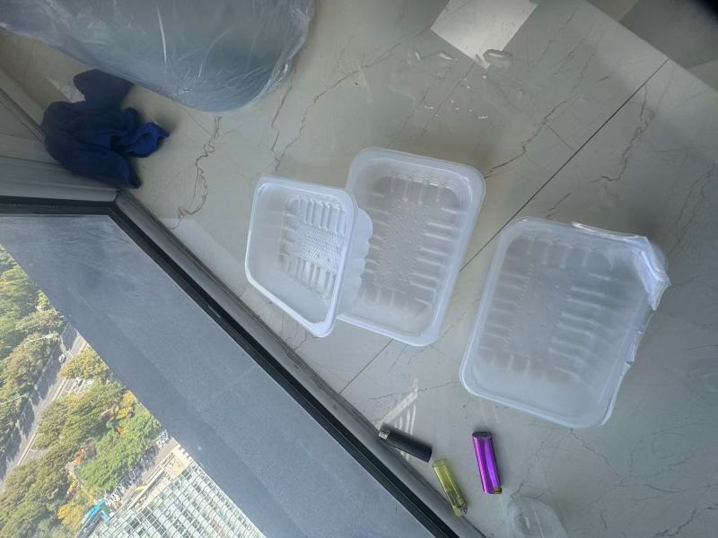 Imballaggio in plastica monouso Vassoio per frutta alimentare in PP