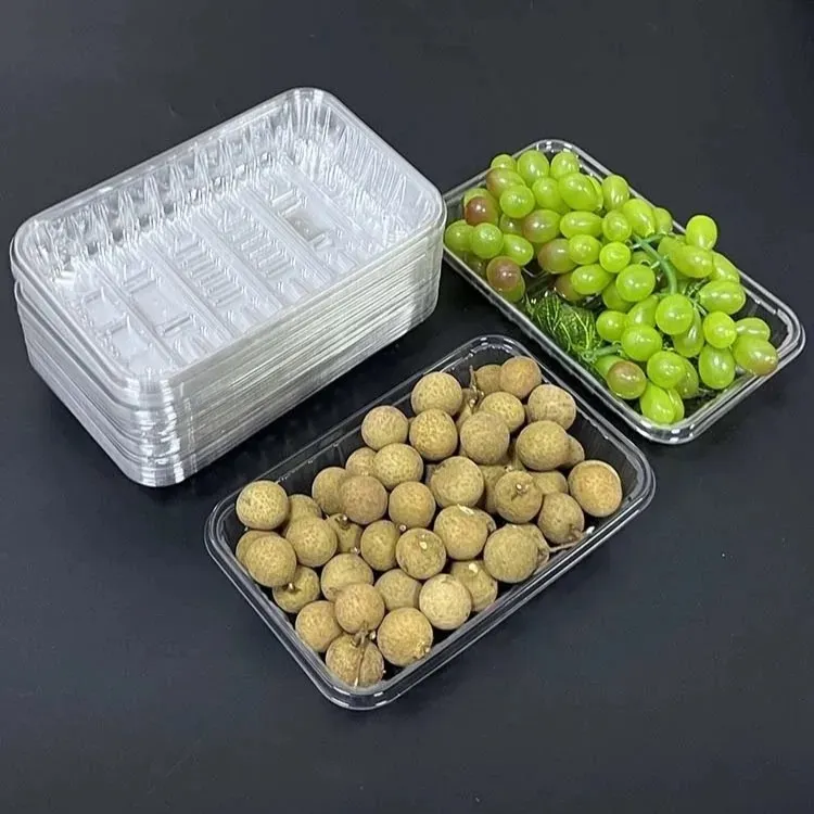 Plastična embalaža za enkratno uporabo PP pladenj za sadje za hrano