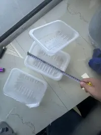 Plastična embalaža za enkratno uporabo PP pladenj za sadje za hrano