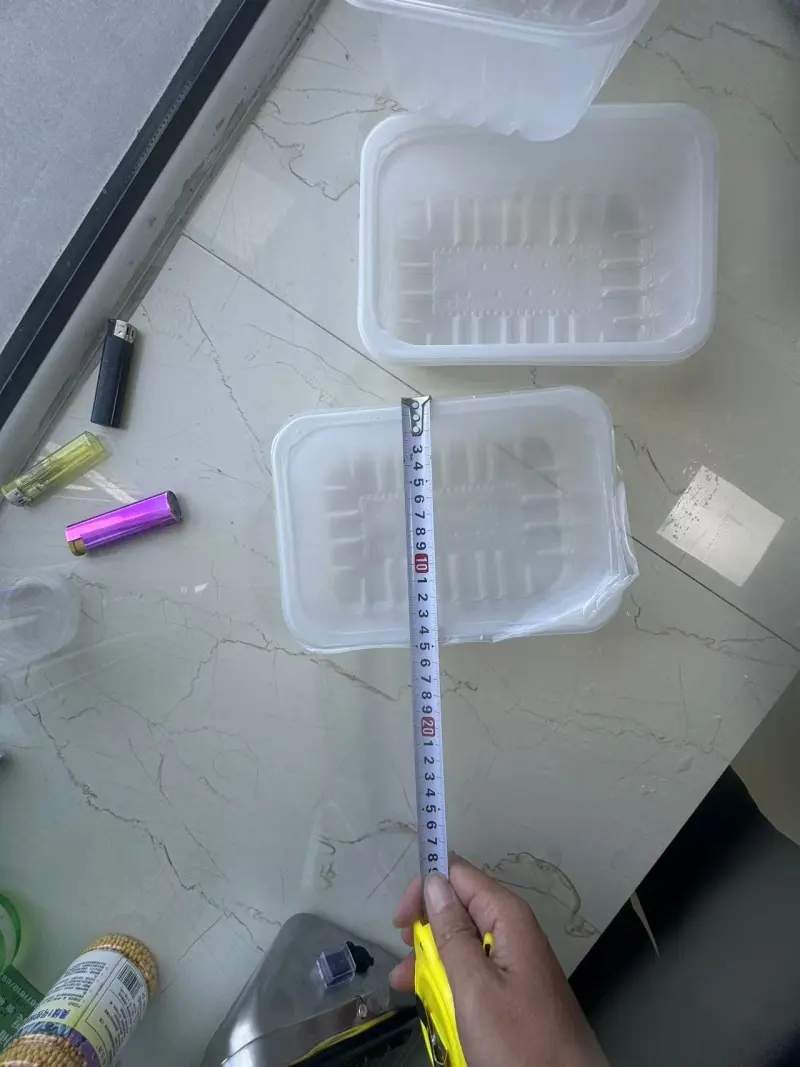 Plastična embalaža za enkratno uporabo PP pladenj za sadje za hrano