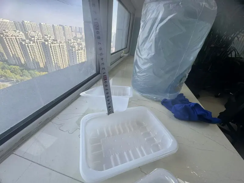 Plastična embalaža za enkratno uporabo PP pladenj za sadje za hrano