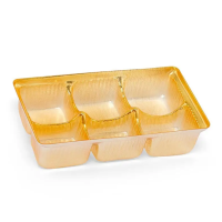 plateau intérieur alimentaire en plastique pp avec séparateurs