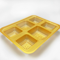 plateau intérieur alimentaire en plastique pp avec séparateurs