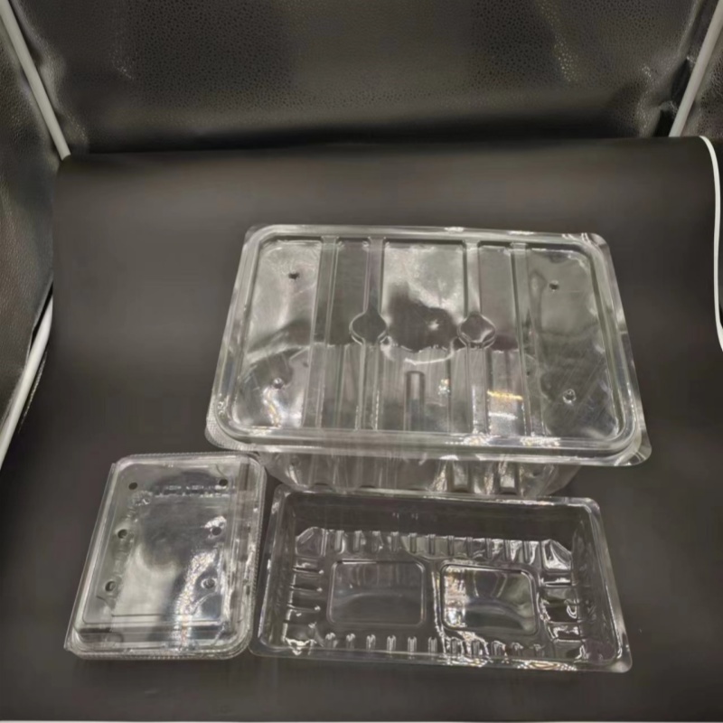 Plateaux en plastique d'ANIMAL FAMILIER de récipient de nourriture surgelée de légume de fruit