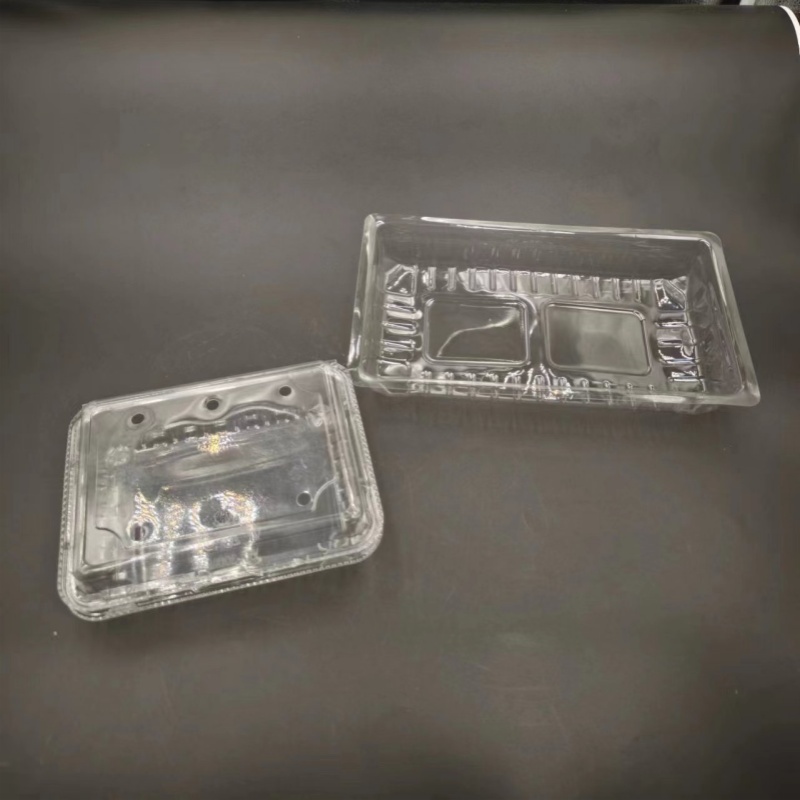 Plateaux en plastique d'ANIMAL FAMILIER de récipient de nourriture surgelée de légume de fruit