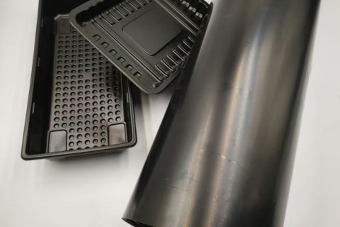 Schwarze 0,5-mm-Polyethylen-PP-Folie in Lebensmittelqualität