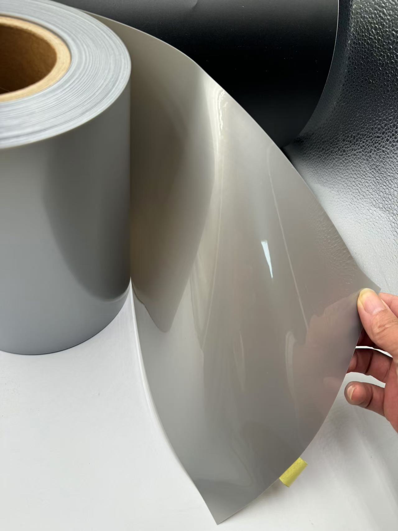 Grey PVC film for decoration