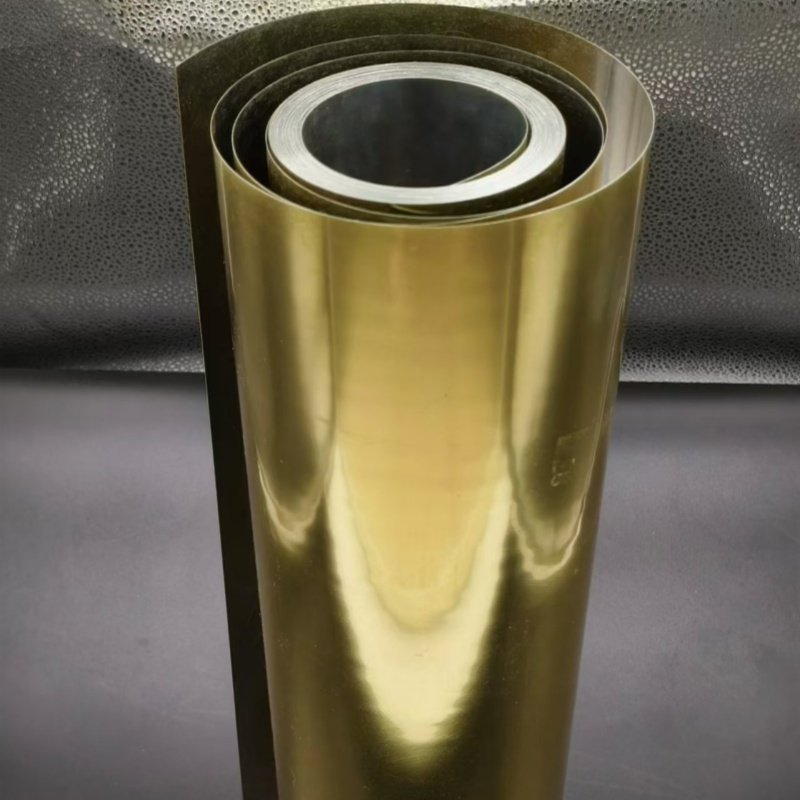 Rigid Metallized Gold PET Film