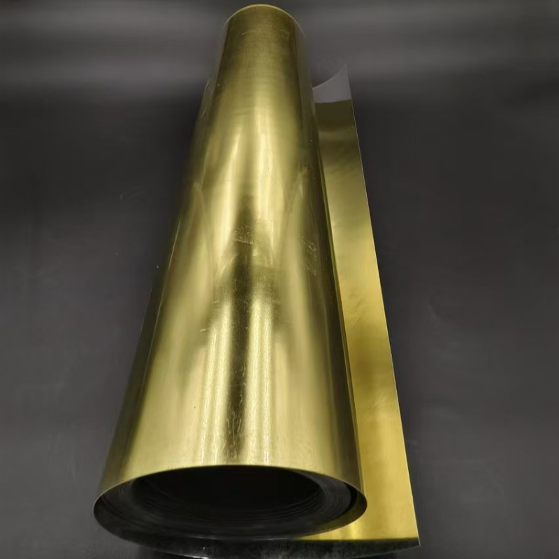 Golden Metallized PVC Film