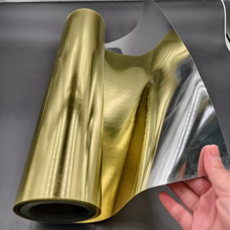 Golden Metallized PVC Film For Tray