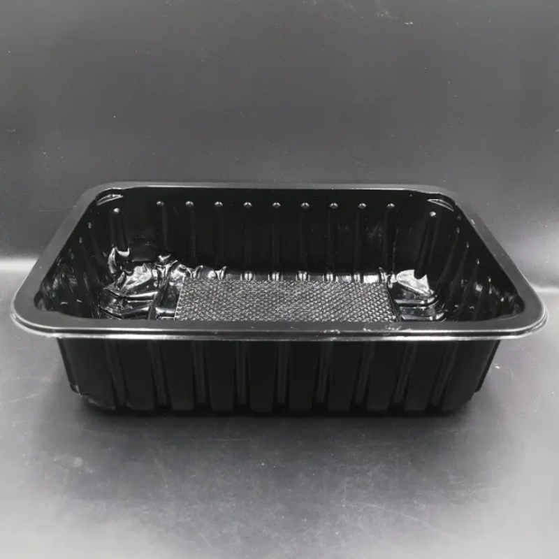 Supermarket Disposable PET Food Display Trays