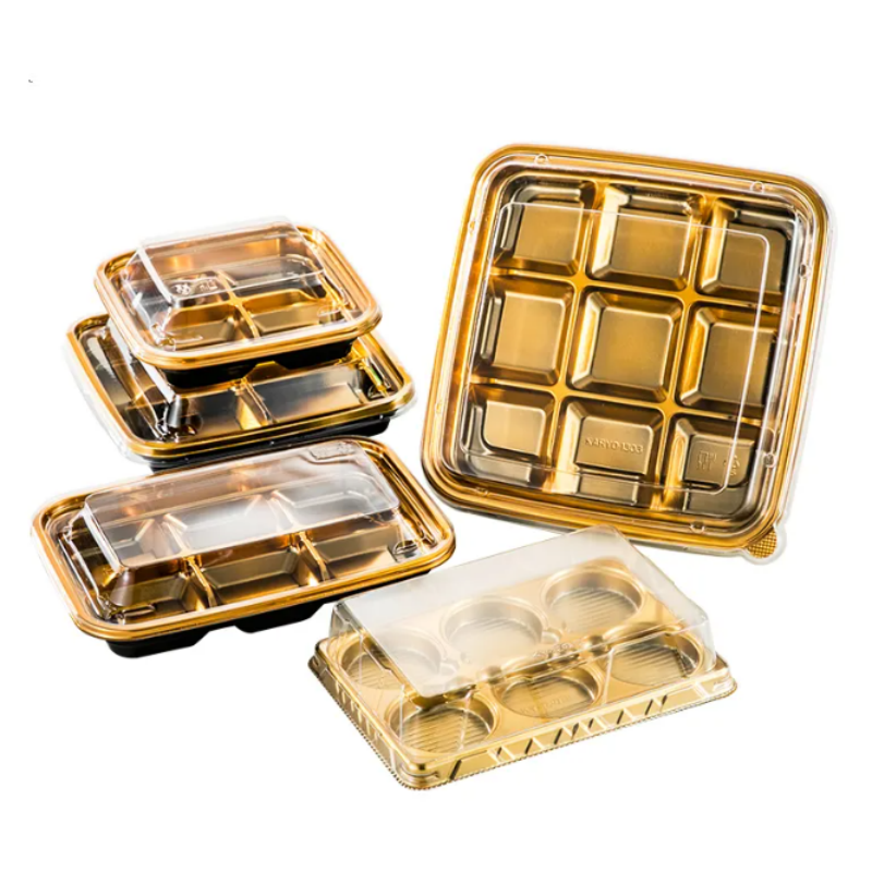 Golden PS Disposable Food Tray