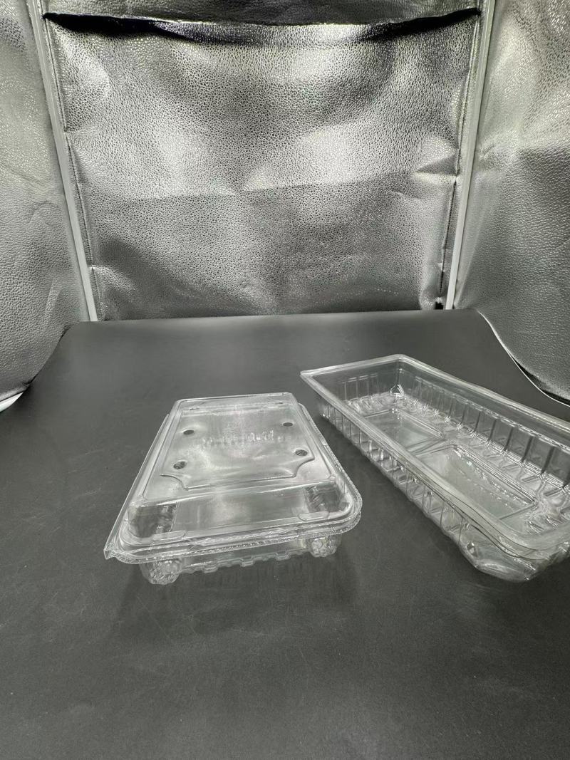 TL-PET-178 LA caja termoformadora PET para alimentos, frutas, platos de carne,